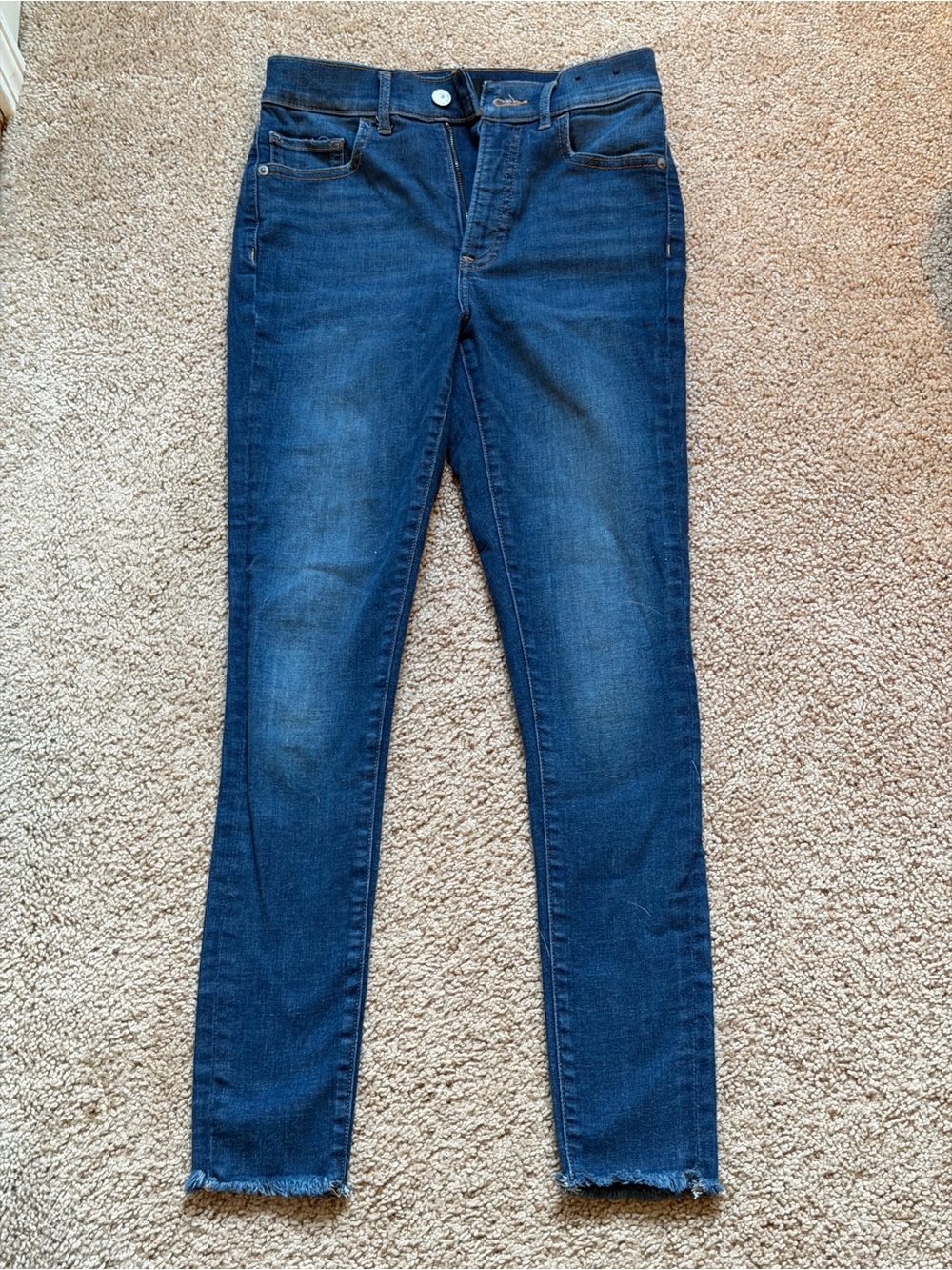 Express Dark Blue Women's Skinny Jeans